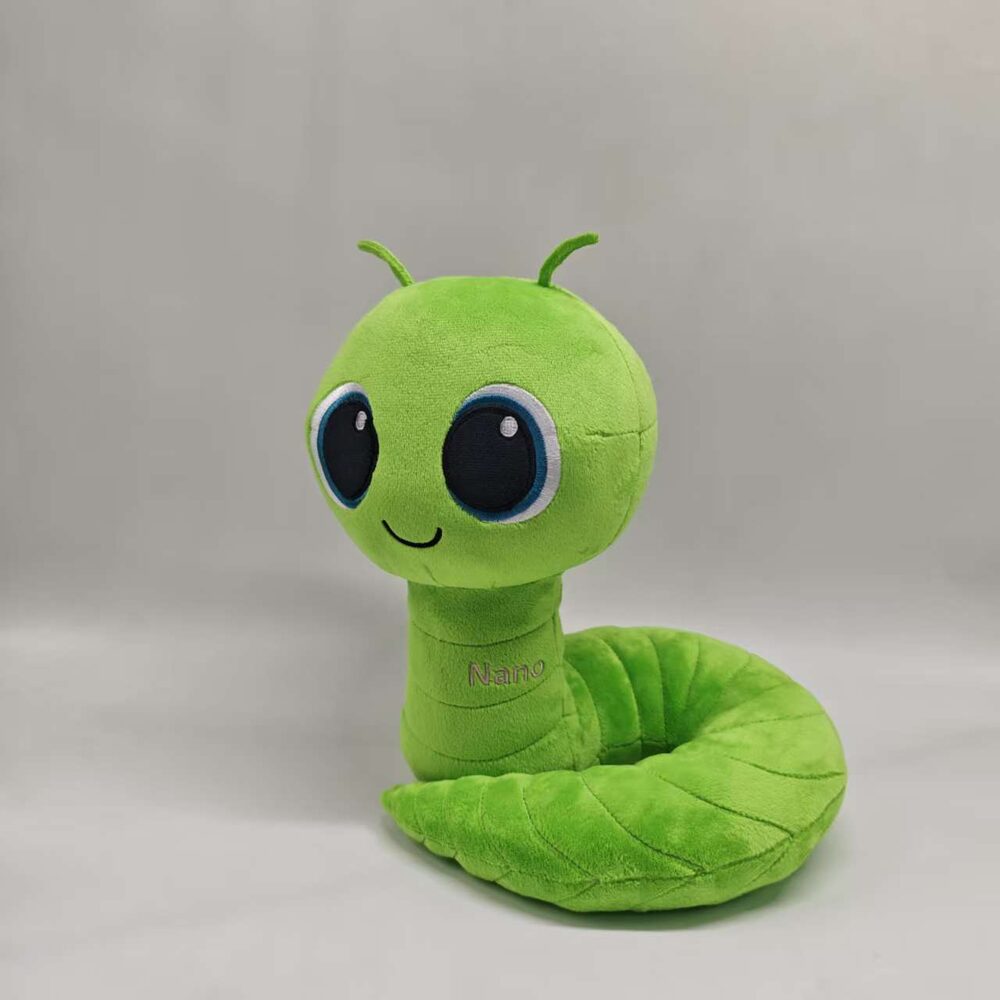 Nano plush prototype — three-quarter view